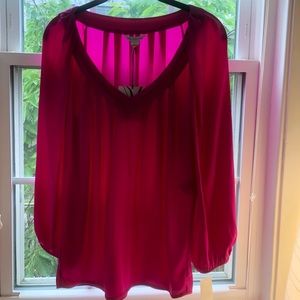 NWT gardenia DVF top